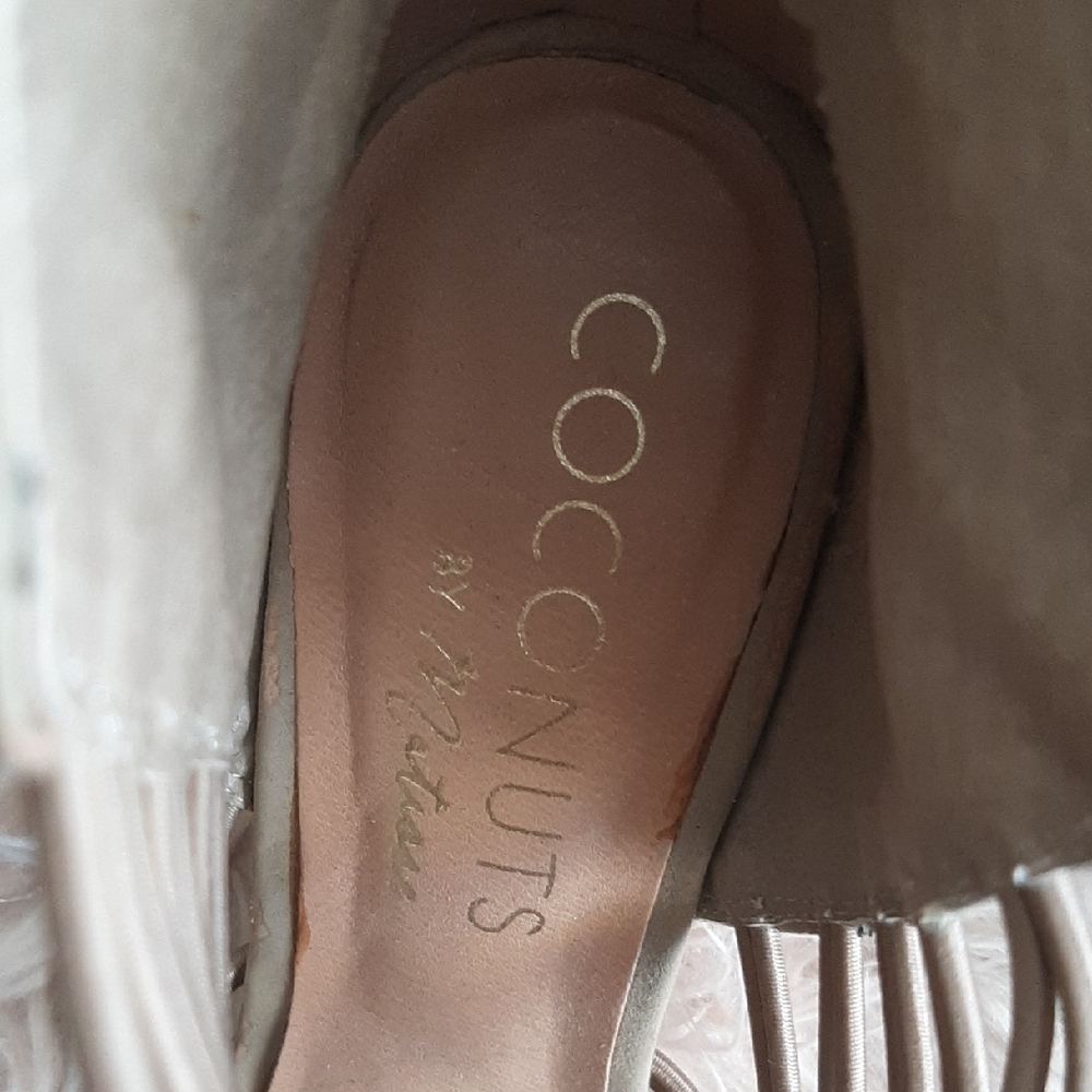 Coconuts by Matisse Beige Strappy Wedges - Picture 2 of 5